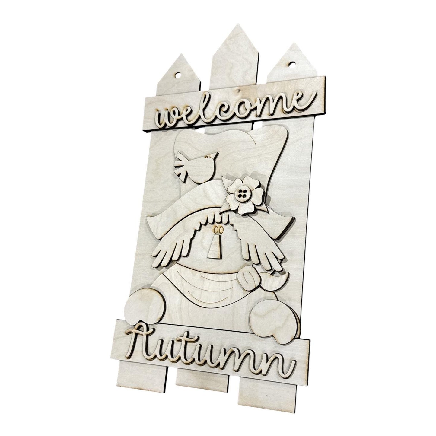 DIY 'Happy Mess' Unfinished Wood Door Hanger: Paint Craft Project