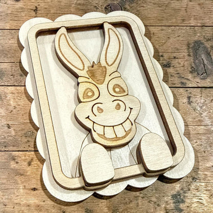 DIY Donkey Magnet, Unfinished, Everyday, Fridge Magnets DIY, Unfinished