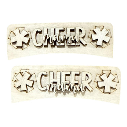 DIY Cheer Mom Hair Clip: Cheer Hair Clip Unfinished