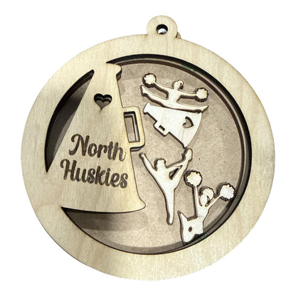 DIY Sports Shaker Ornament: Unfinished Acrylic & Wood, Customize, Layered Ornament, Acrylic Shaker