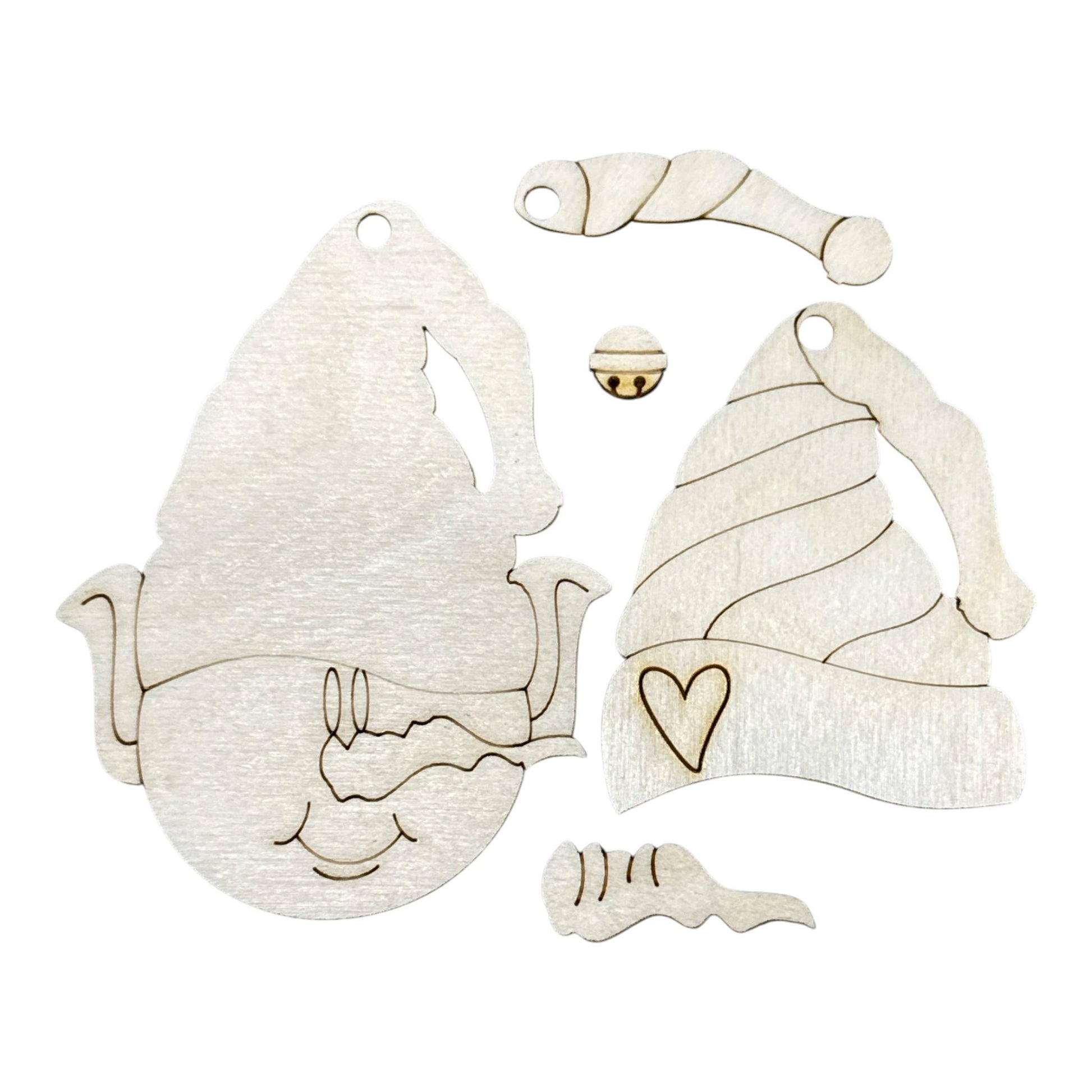 DIY Snowman Ornaments, Elf, Cute Snowman Hat