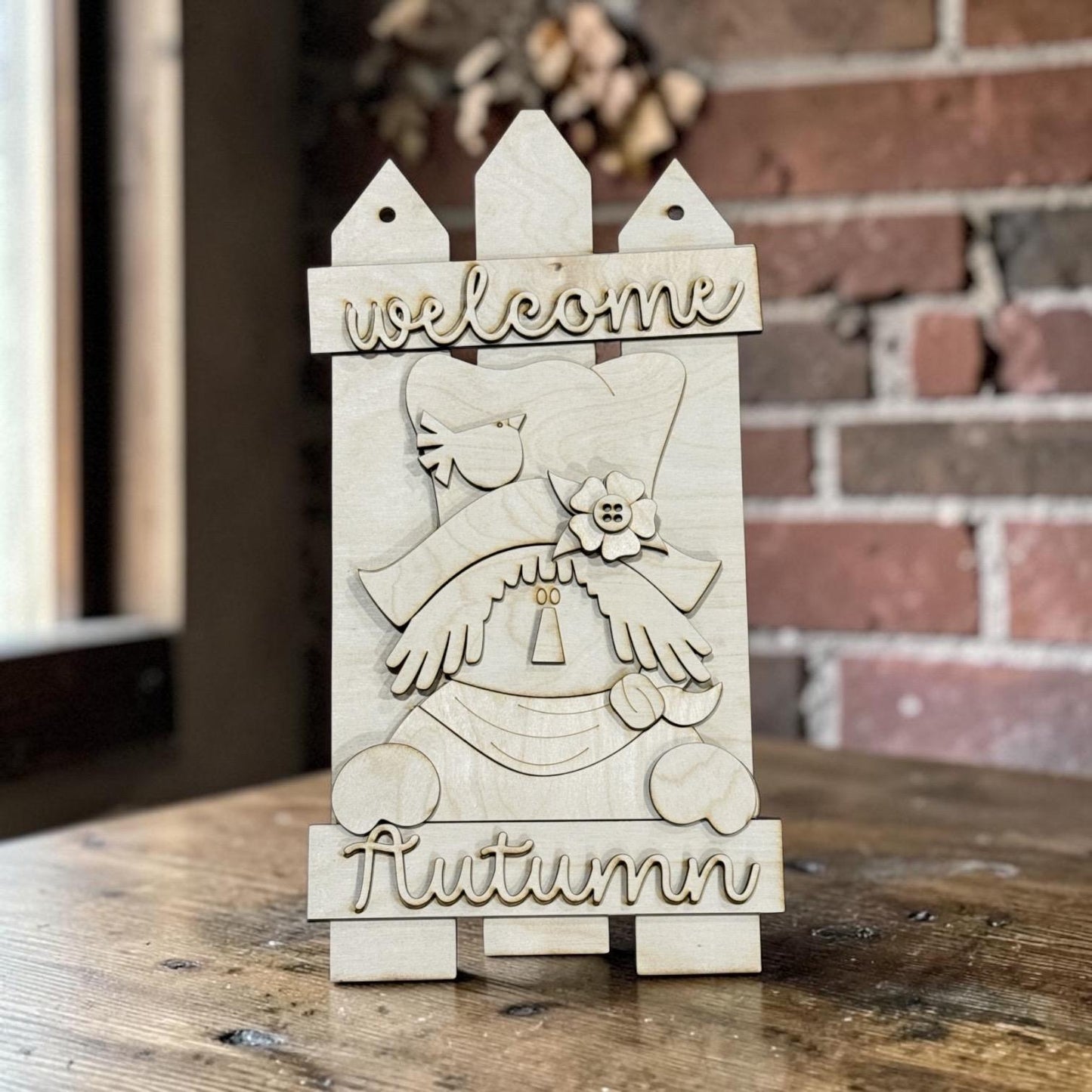DIY 'Happy Mess' Unfinished Wood Door Hanger: Paint Craft Project