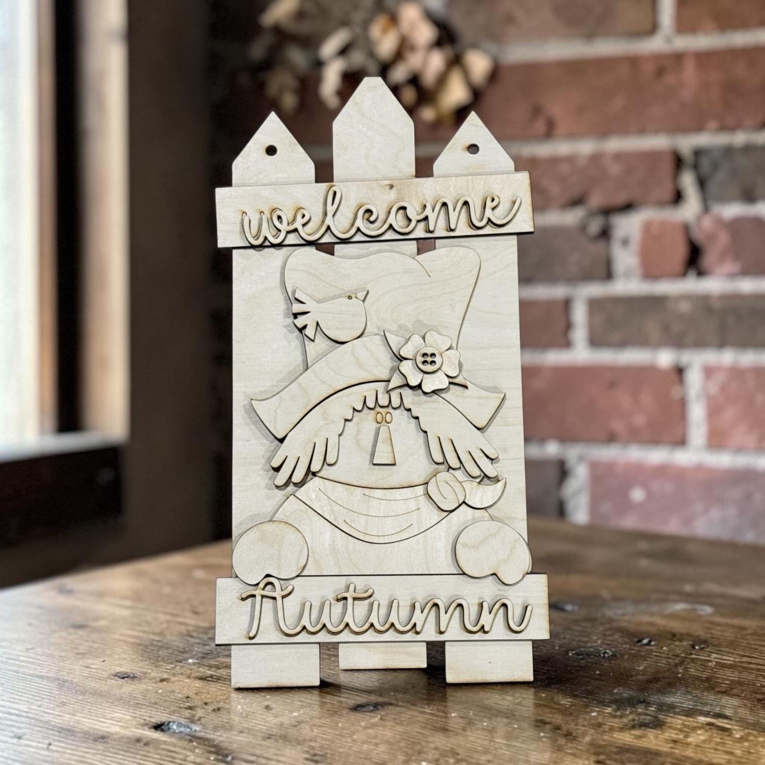 DIY 'Happy Mess' Unfinished Wood Door Hanger: Paint Craft Project