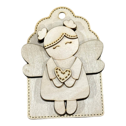 DIY Birthstone Angel Ornaments, Unfinished Ornaments, Angels Unfinished Wooden Ornaments