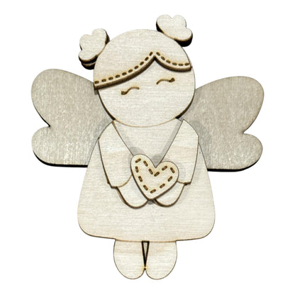 DIY Birthstone Angel Ornaments, Unfinished Ornaments, Angels Unfinished Wooden Ornaments