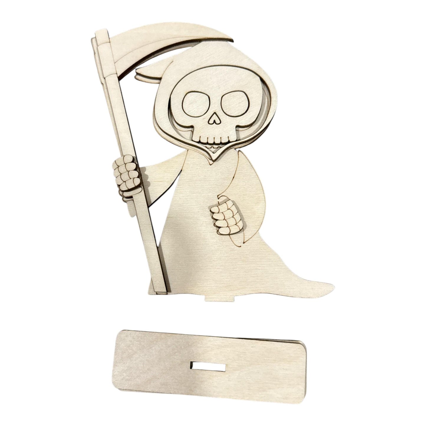 DIY Grim ReaperHalloween Unfinished Shelf Sitter, Halloween