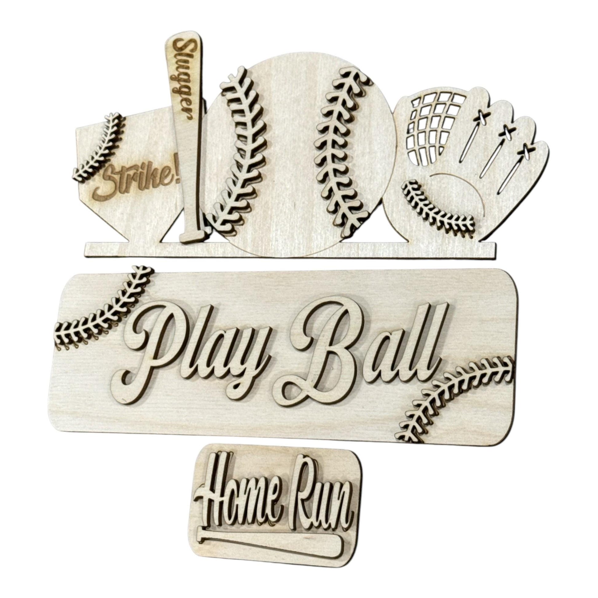 DIY Play Ball Truck Insert: Interchangeable, Insert Only, Baseball