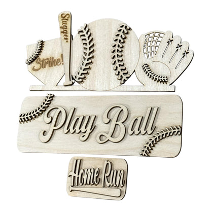 DIY Play Ball Truck Insert: Interchangeable, Insert Only, Baseball