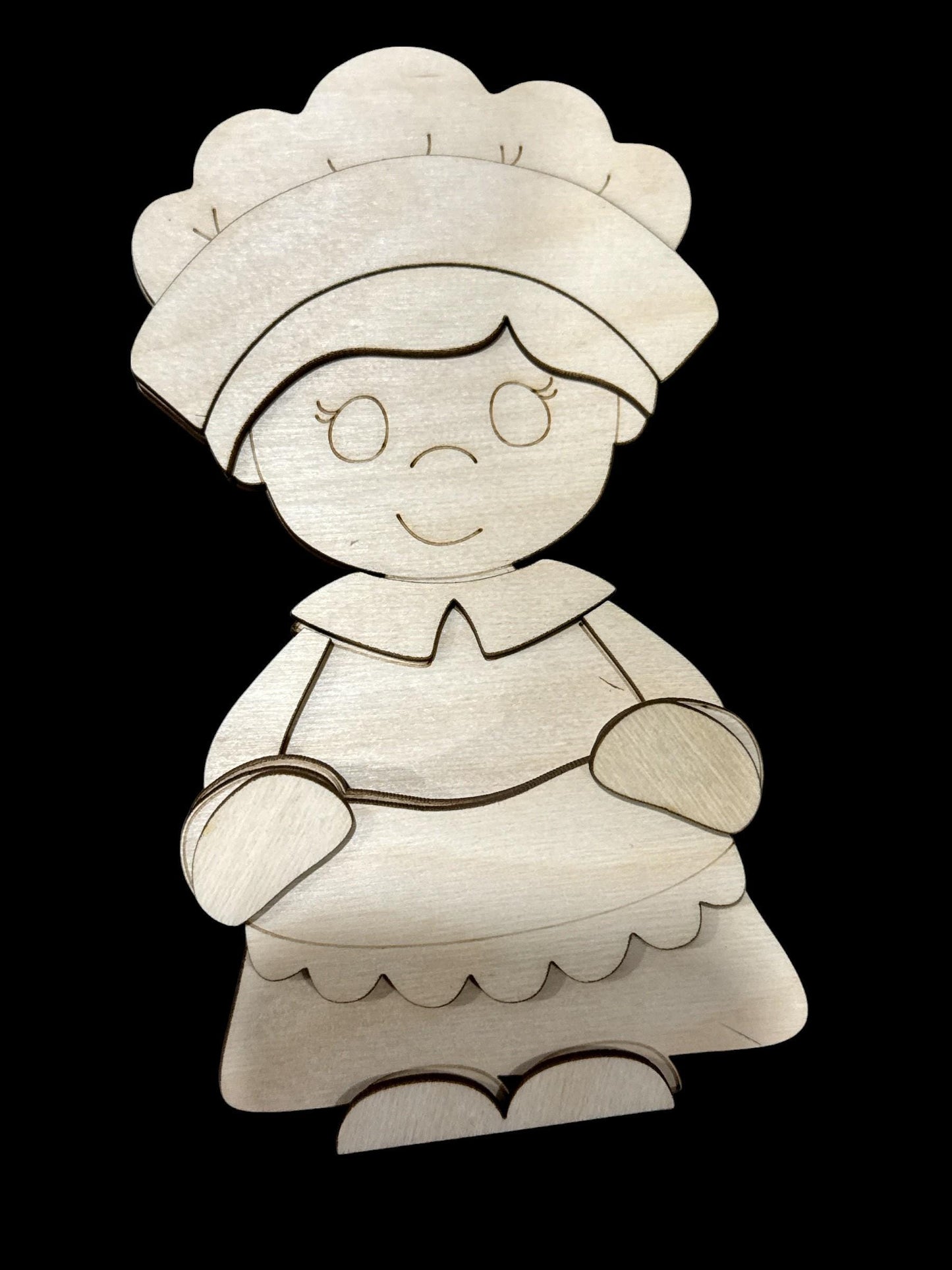 DIY Pilgrim Turkey Shelf Sitter, Interchangeable Unfinished Fall