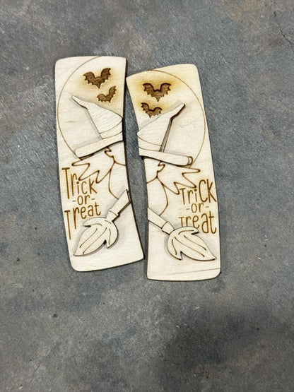 DIY Trick or Treat Witch Hair Clip
