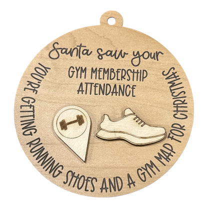 DIY Santa Saw your Ornaments, Tik Tok, Amazon, Door Dash, Unfinished Christmas