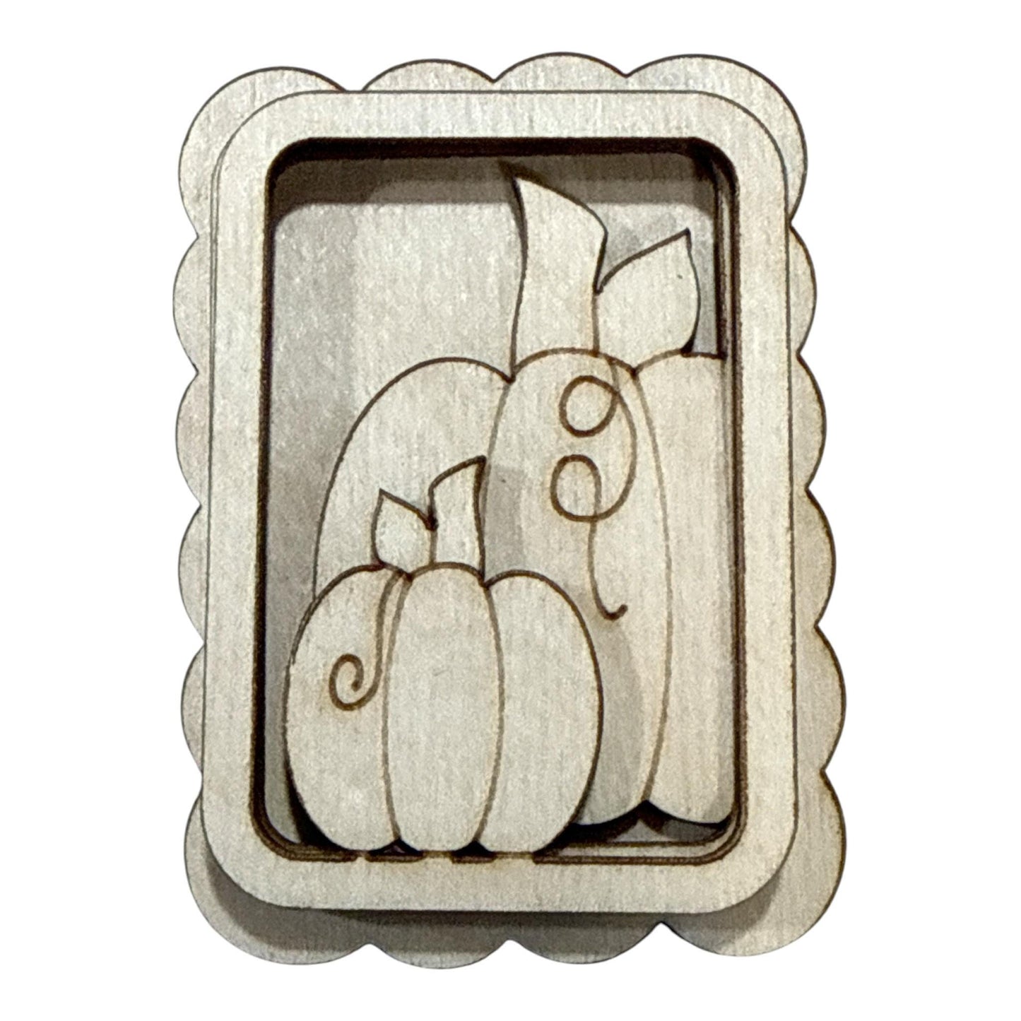 DIY Pumpkin Magnet, Unfinished, Everyday, Fridge Magnets DIY, Unfinished