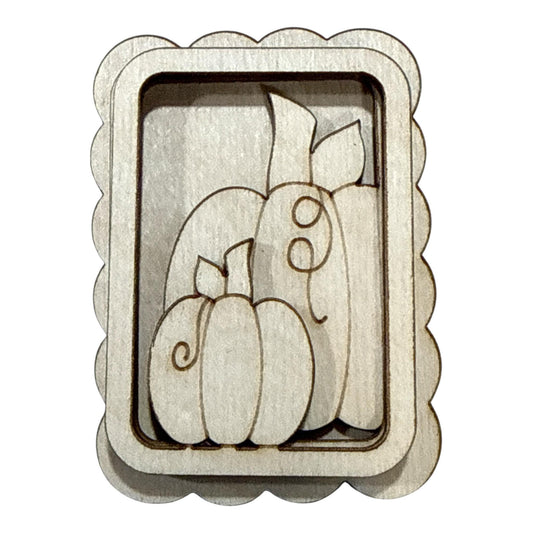 DIY Pumpkin Magnet, Unfinished, Everyday, Fridge Magnets DIY, Unfinished