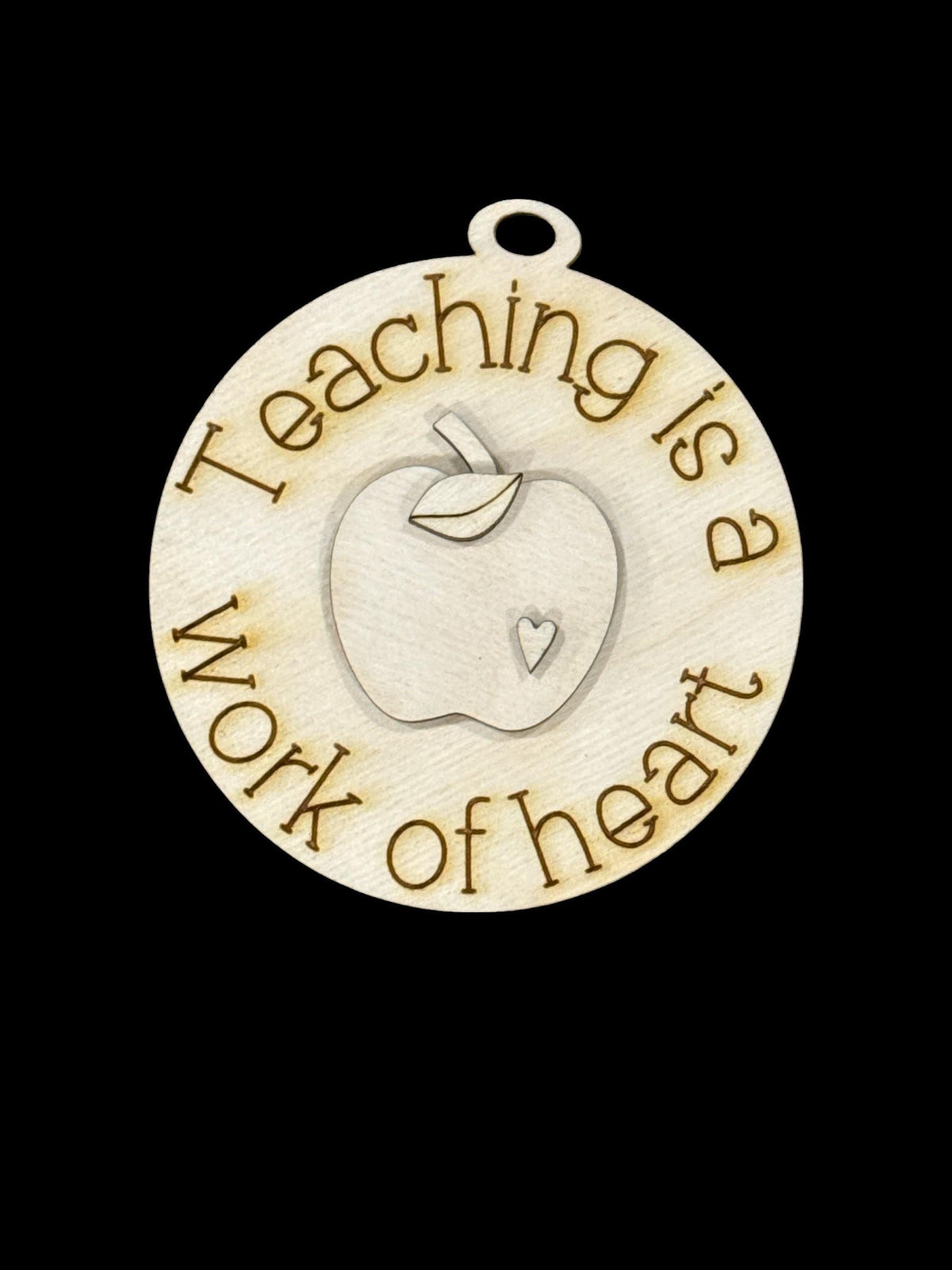 DIY Teacher Ornaments 2, Teacher Car Charms Unfinished