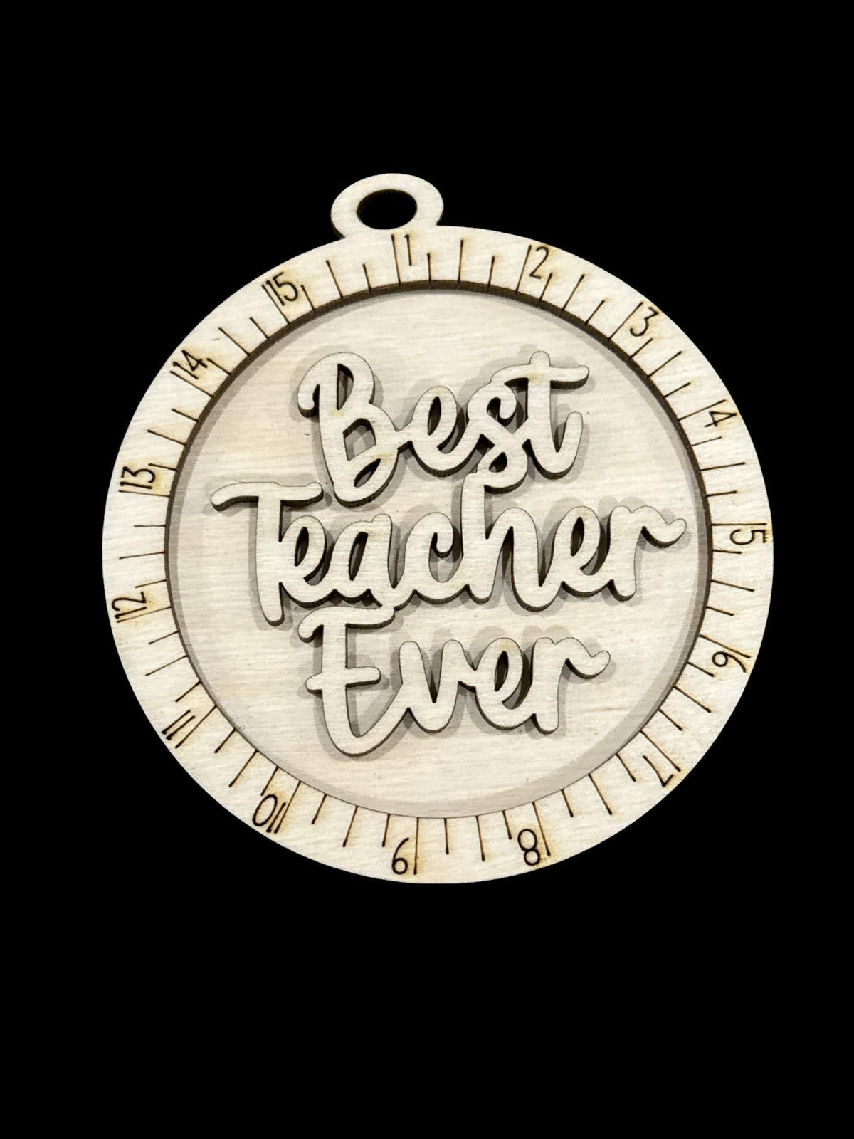 DIY Teacher Ornaments 2, Teacher Car Charms Unfinished