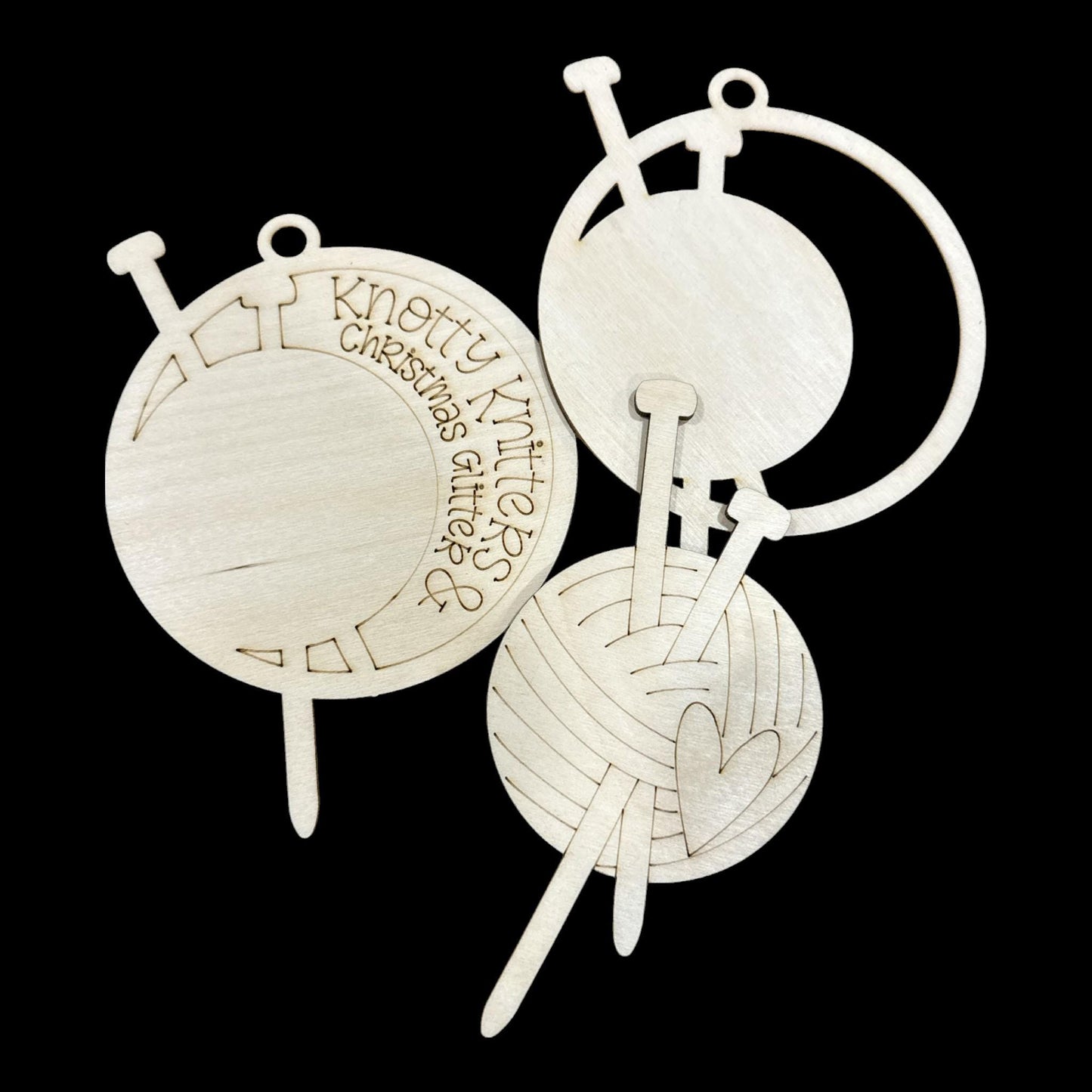 DIY Knotty Knitter Ornament, Sewing Ornament, Sewing Lover