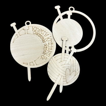 DIY Knotty Knitter Ornament, Sewing Ornament, Sewing Lover