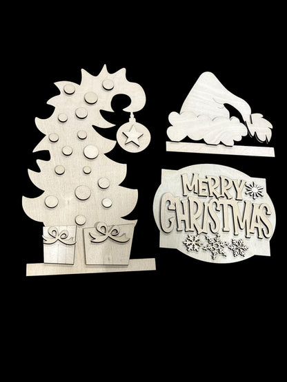 DIY Whimsical Tree Leaner Insert Only, Interchangeable Porch Leaner, Seasonal