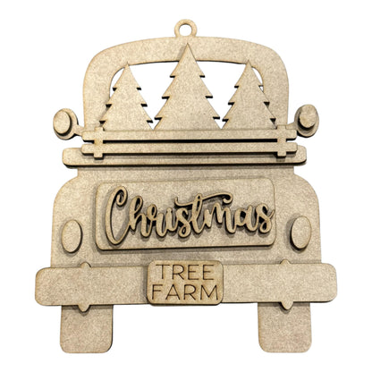 DIY Country Christmas Ornaments, Unfinished