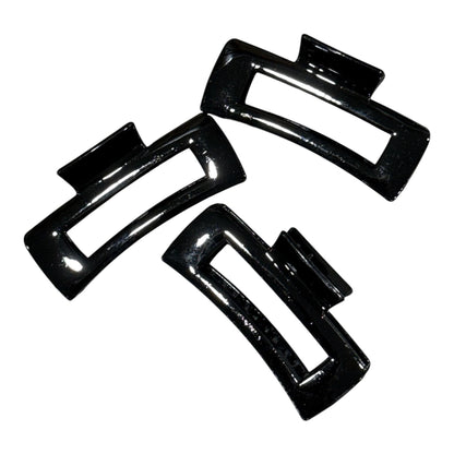 Black Claw Clip, Claw Clips 4", Colors, Black 10 pack