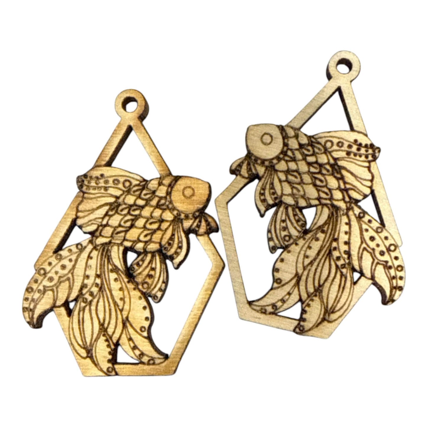 DIY Bug Single Earrings, Engraved Wooden Earrings Unfinished