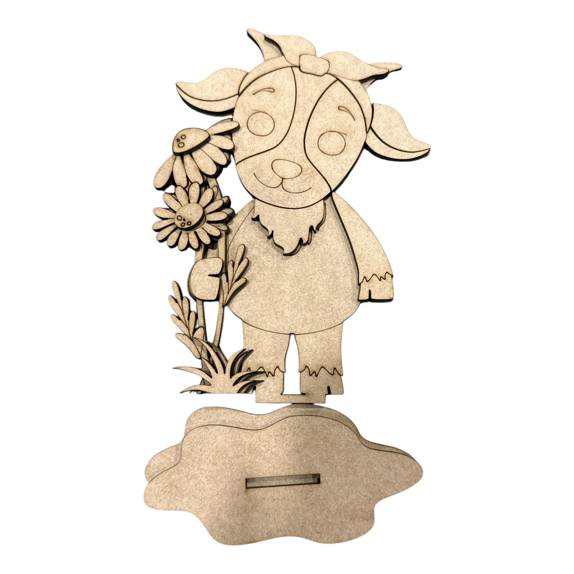 DIY Goat Farm Animals Shelf Sitter