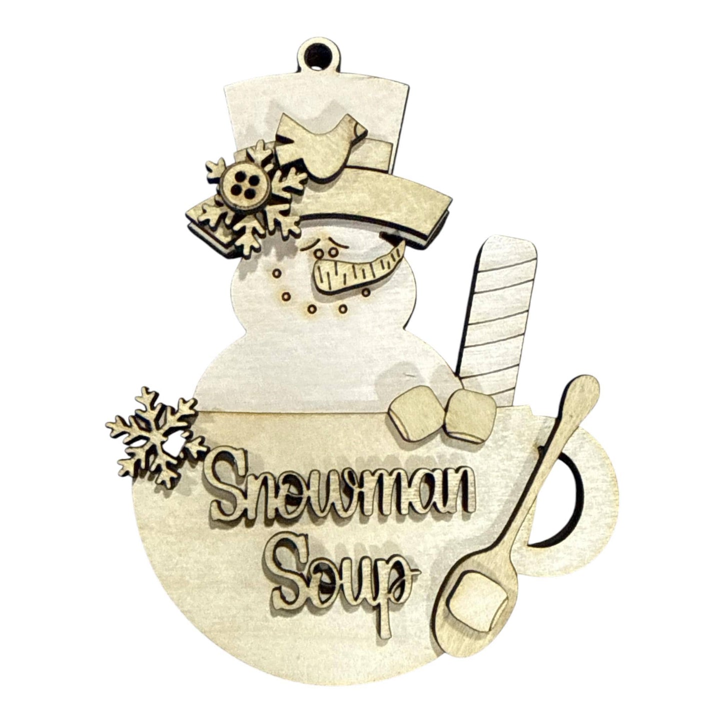 DIY Snowman Soup, Snowman Soup Ornament