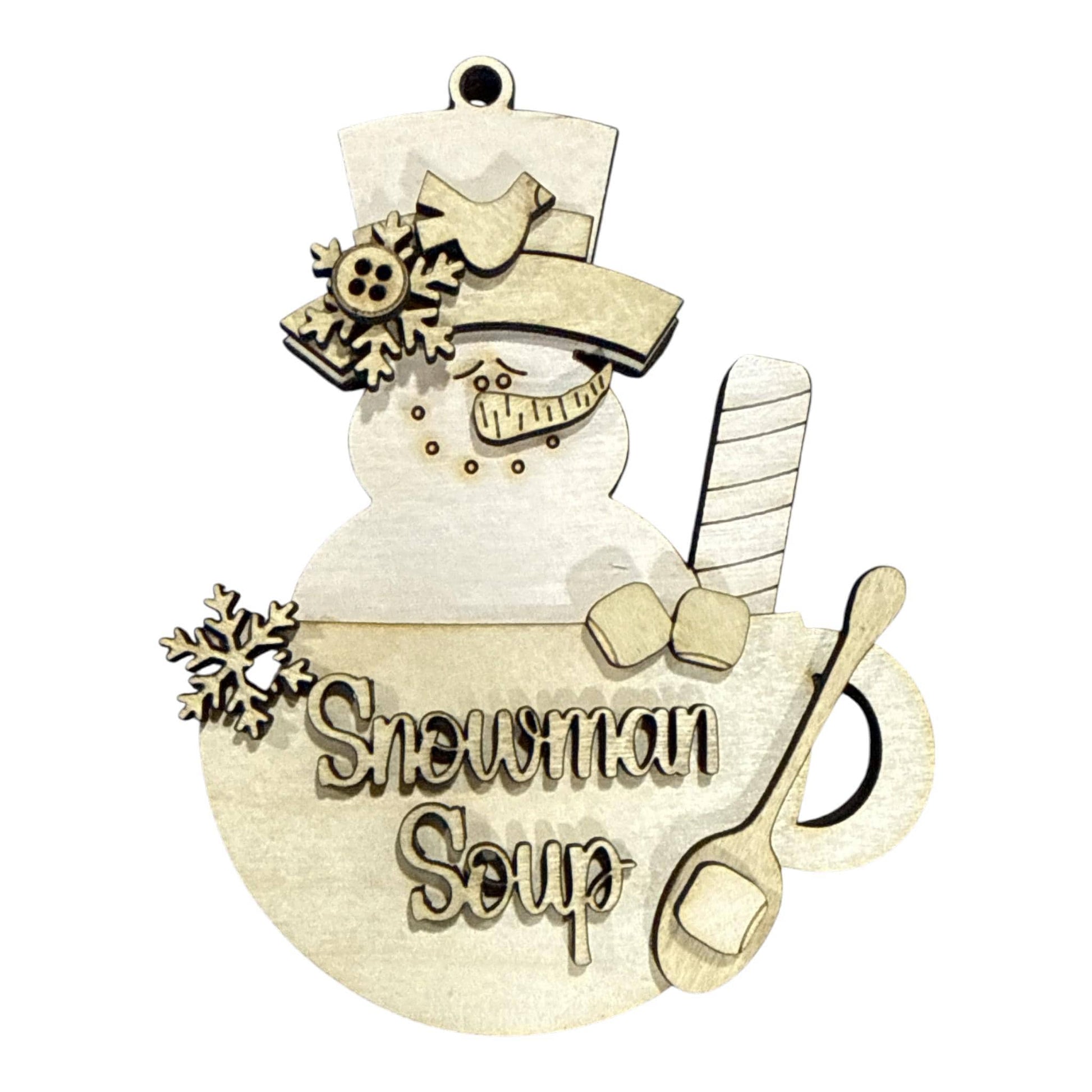 DIY Snowman Soup, Snowman Soup Ornament