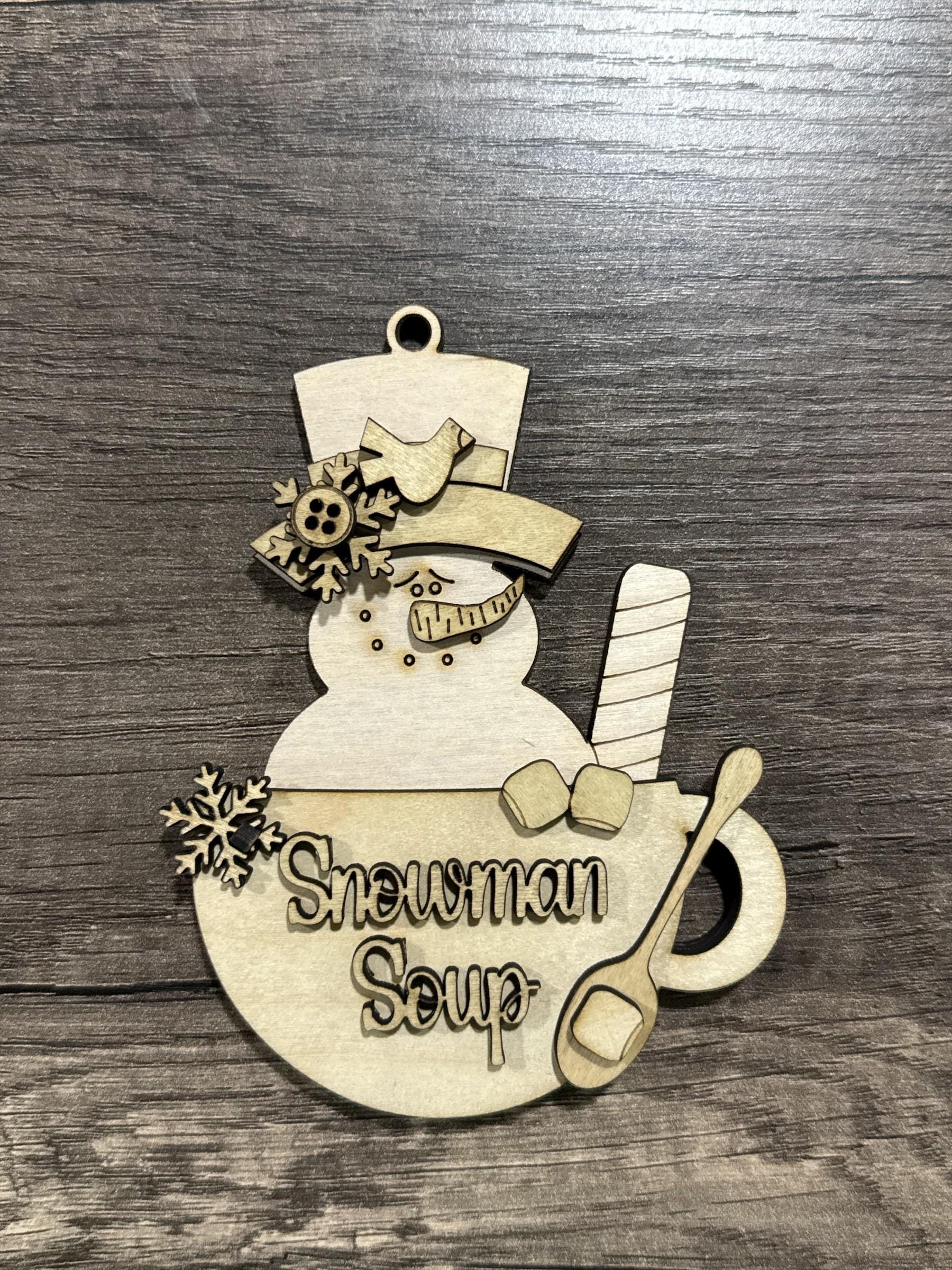 DIY Snowman Soup, Snowman Soup Ornament