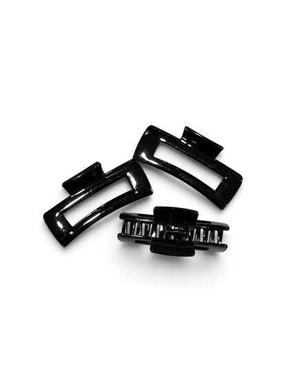 Black Claw Clip, Claw Clips 4", Colors, Black 10 pack