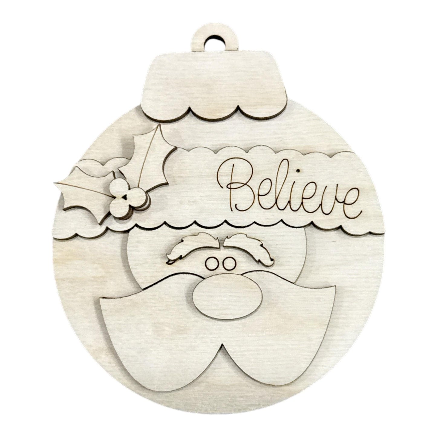 DIY Sir Winston, Santa Bulb Christmas Ornament, Santa