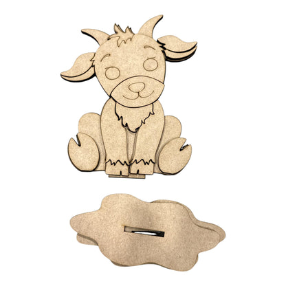 DIY Goat Farm Animals Shelf Sitter