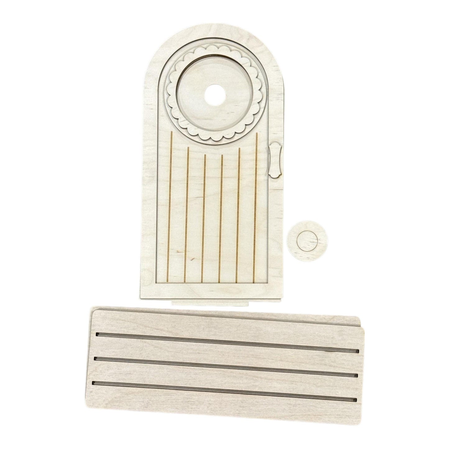 DIY Arch Barn Door Interchangeable 3" Round, Barn Door Decor, Rustic Barn Door