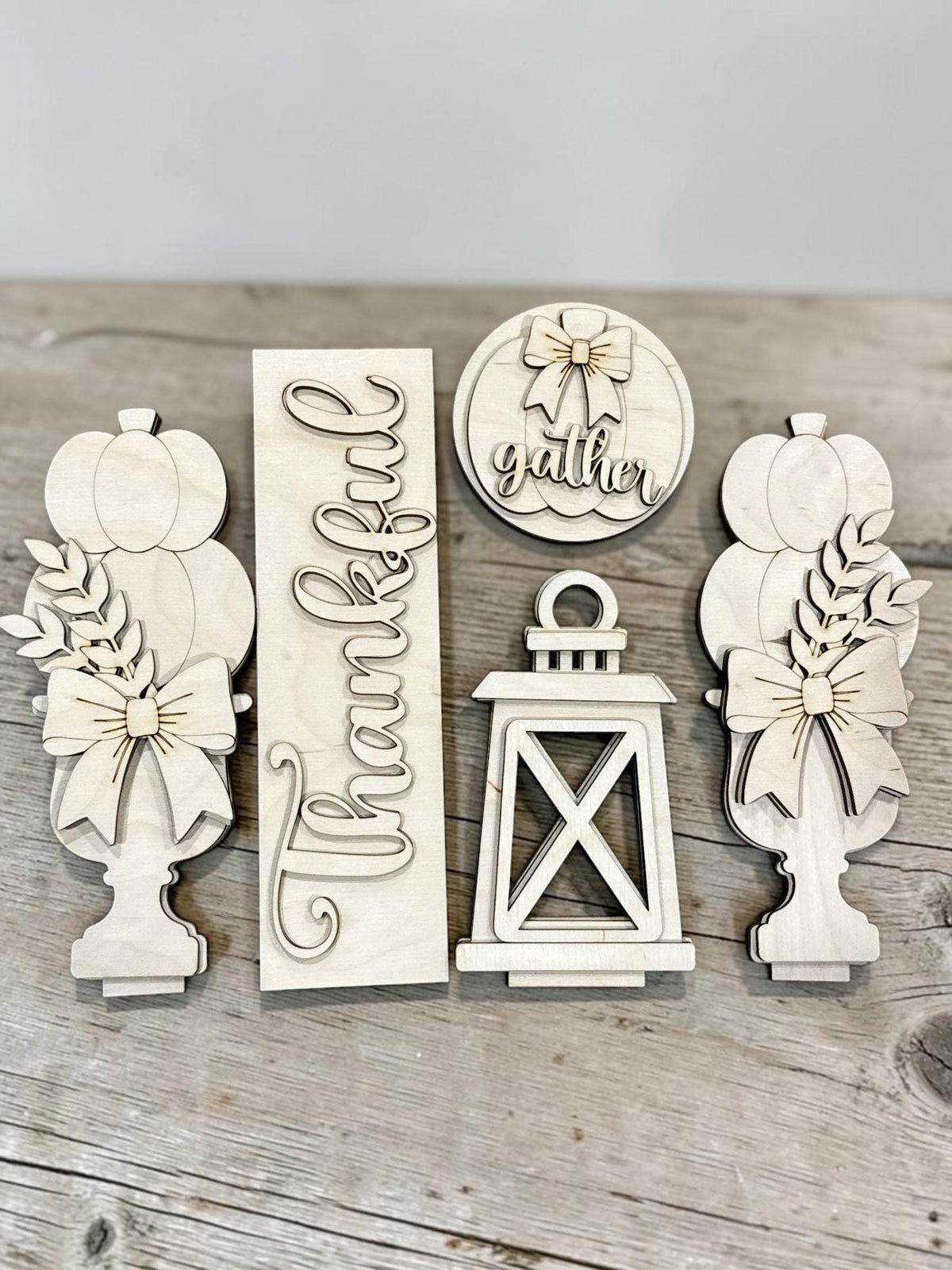 DIY Thankful Barn Door Interchangeable Insert for Barn Door Decor
