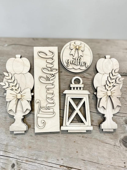 DIY Thankful Barn Door Interchangeable Insert for Barn Door Decor