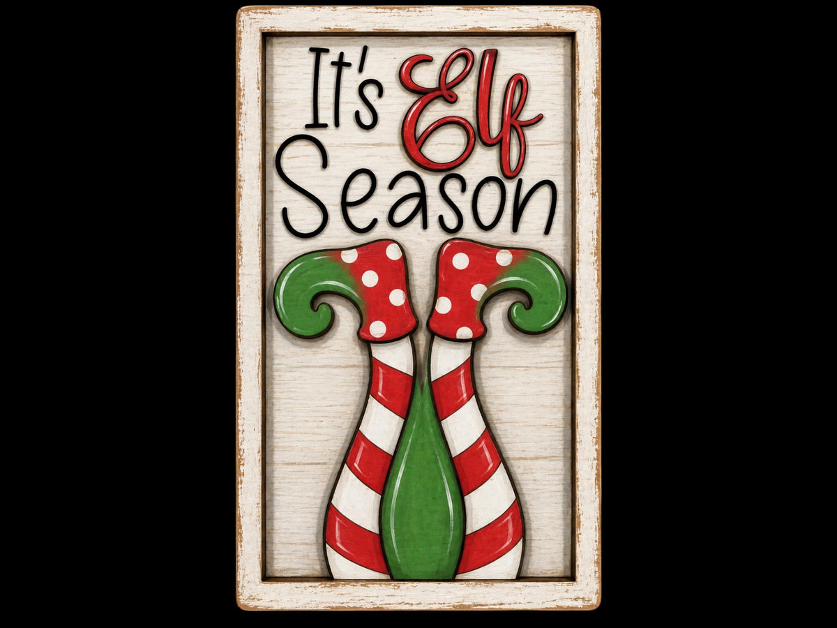 DIY Tis the Season Magnet, Unfinished