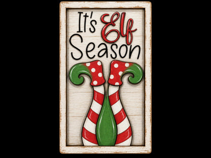 DIY Tis the Season Magnet, Unfinished