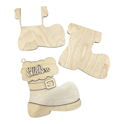 DIY Santa Boots, Personalized Boots