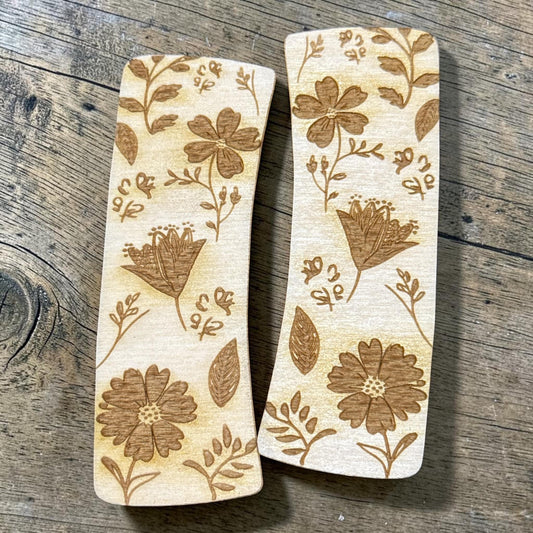 DIY Flowers Hair Clip, Unfinished