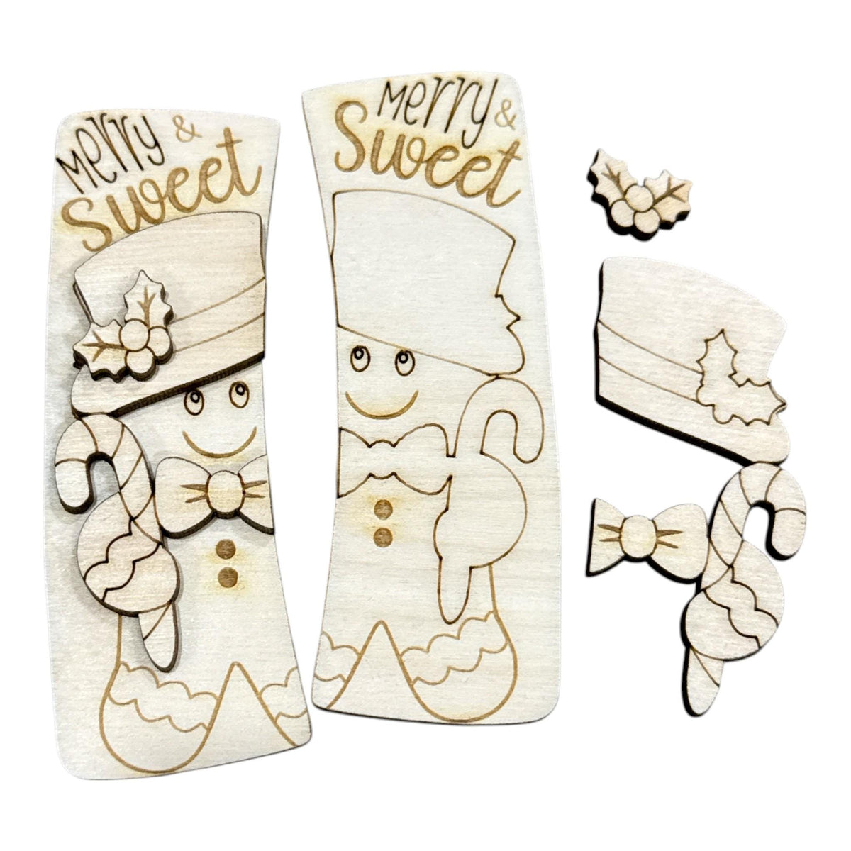 DIY Merry Sweet Gingerbread Hair Clip, Unfinished