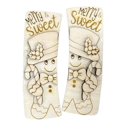 DIY Merry Sweet Gingerbread Hair Clip, Unfinished
