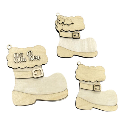 DIY Santa Boots, Personalized Boots