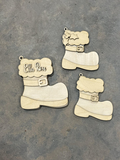 DIY Santa Boots, Personalized Boots