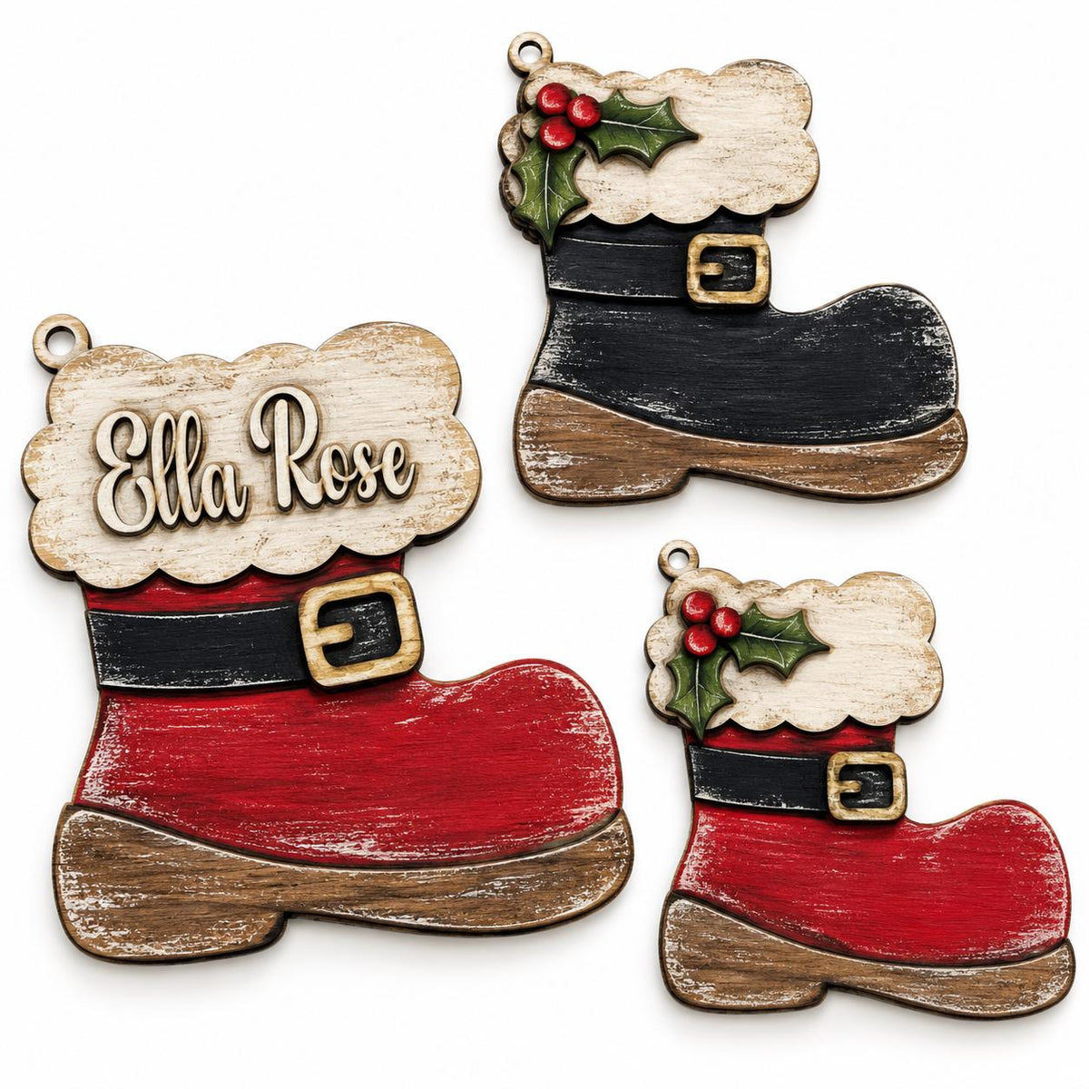 DIY Santa Boots, Personalized Boots