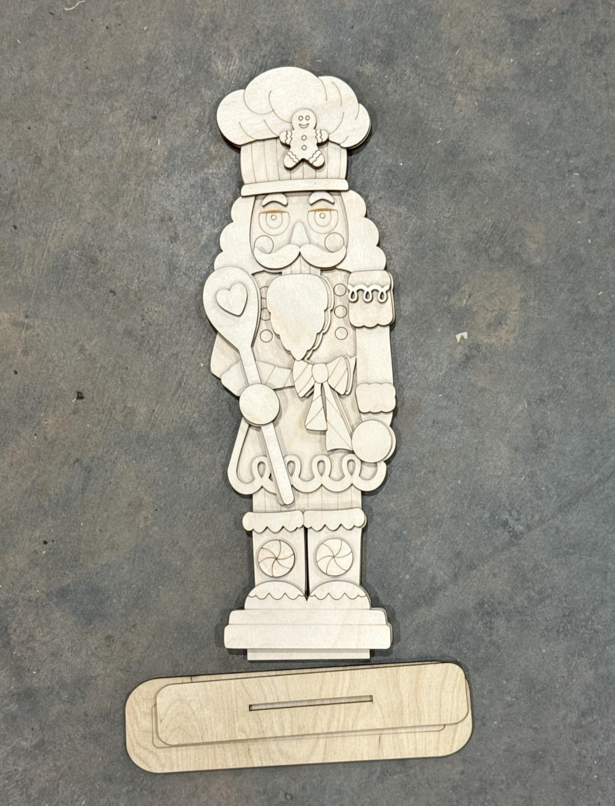 DIY 3-D Gingerbread Standing Nutcrackers, Holiday Nutcracker
