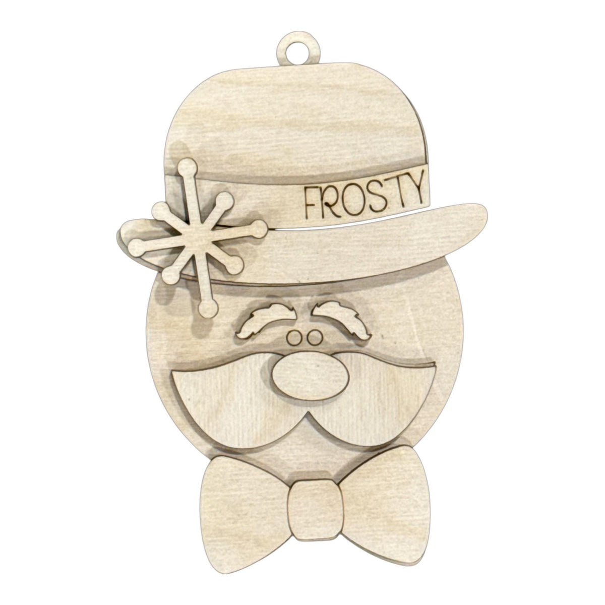 DIY Sir Winston Ornament, Unfinished, Frosty Ornament