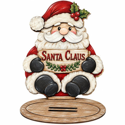 DIY Santa Claus Shelf Sitter 3D, Unfinished