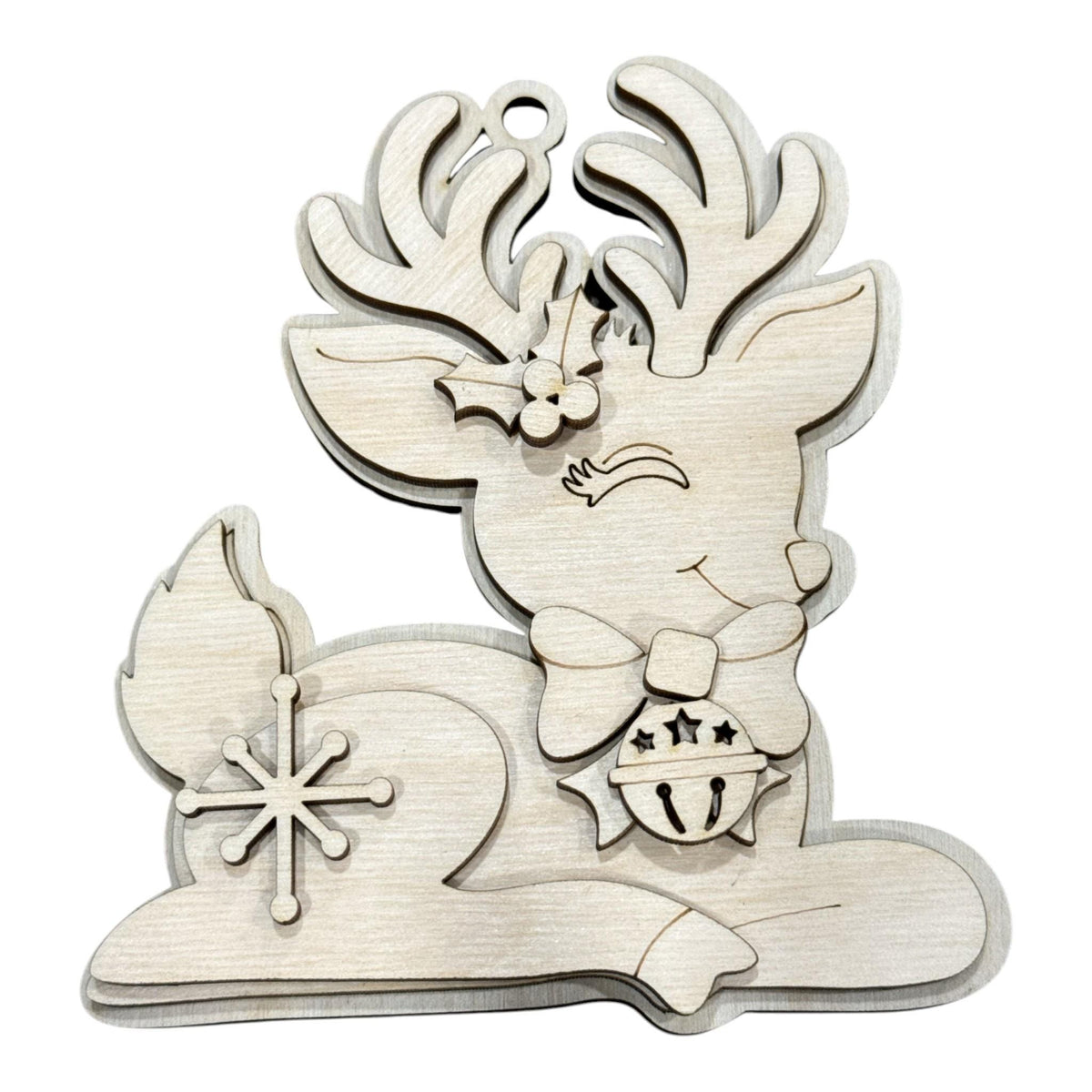Retro Christmas Ornament, Santa, Reindeer DIY