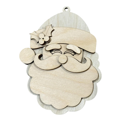 Retro Christmas Ornament, Santa, Reindeer DIY