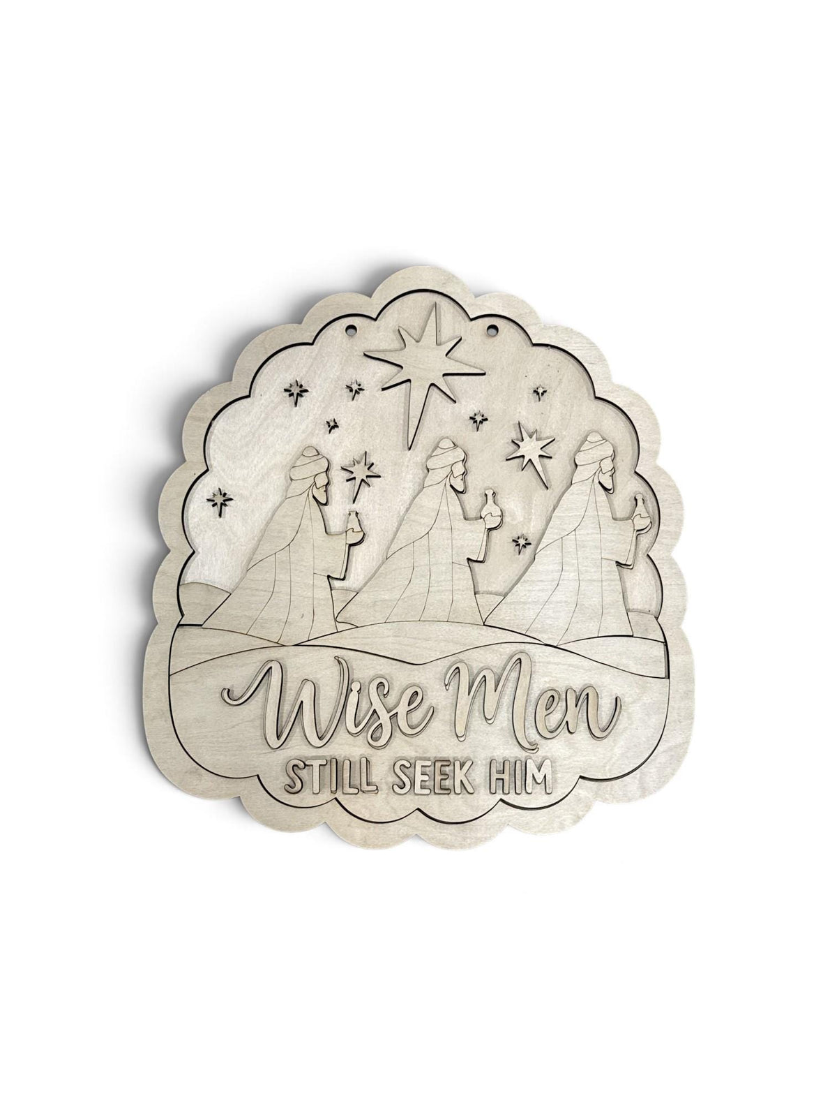 DIY Wise Men Still Seek Him Door Hanger, Unfinished